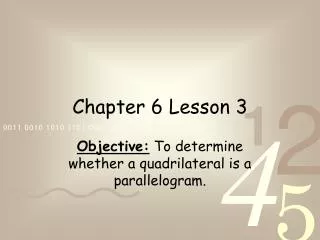 Chapter 6 Lesson 3