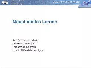 maschinelles lernen