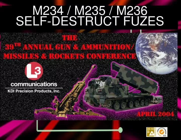 m234 m235 m236 self destruct fuzes