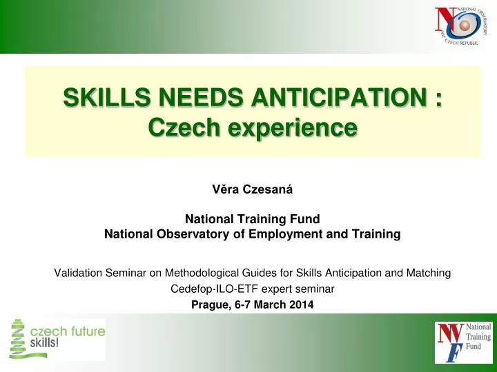skills needs anticipation czech experience