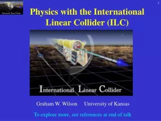Physics with the International Linear Collider (ILC)