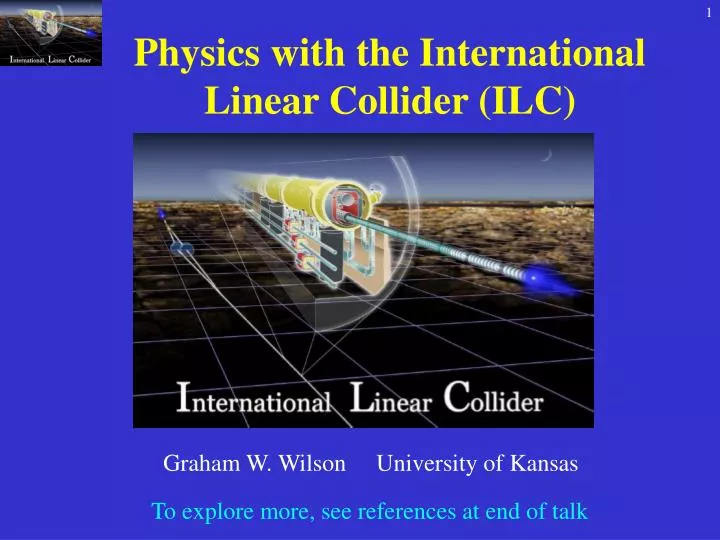 physics with the international linear collider ilc