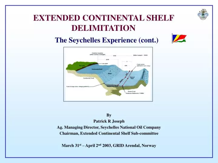extended continental shelf delimitation