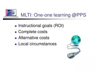 MLTI: One-one learning @PPS