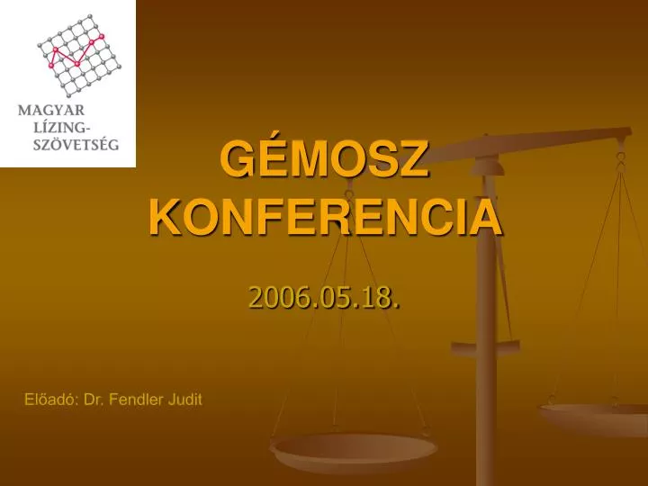 g mosz konferencia