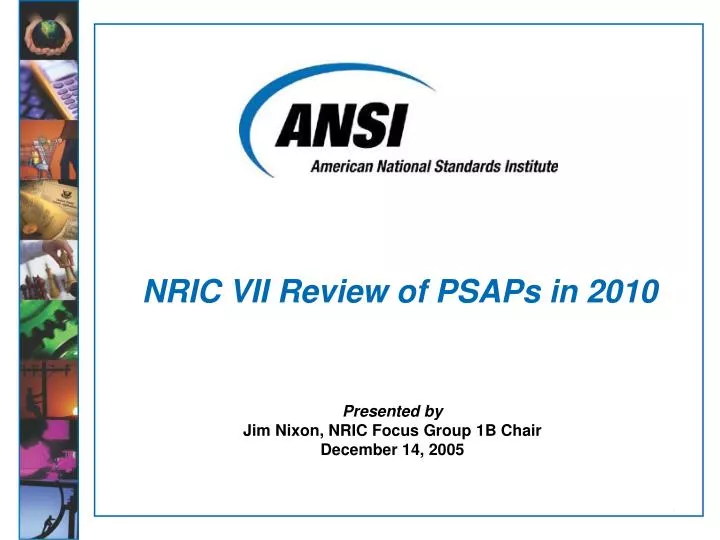nric vii review of psaps in 2010