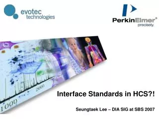 Interface Standards in HCS?!