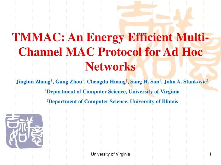tmmac an energy efficient multi channel mac protocol for ad hoc networks