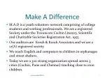 Make A Difference - slide 1