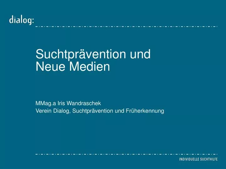 suchtpr vention und neue medien