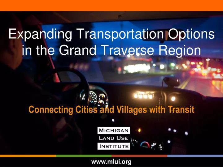 expanding transportation options in the grand traverse region