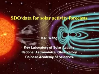 H.N. Wang Key Laboratory of Solar Activity National Astronomical Observatory
