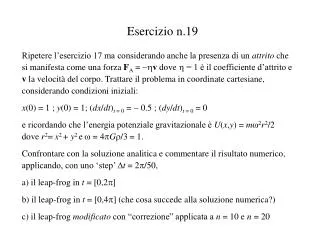 esercizio n 19