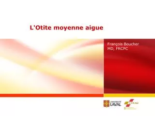 l otite moyenne aigue