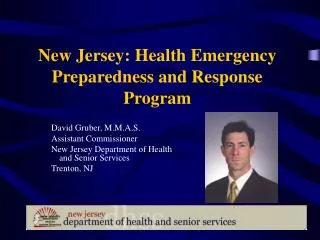 New Jersey: Health Emergency Preparedness and Response Program