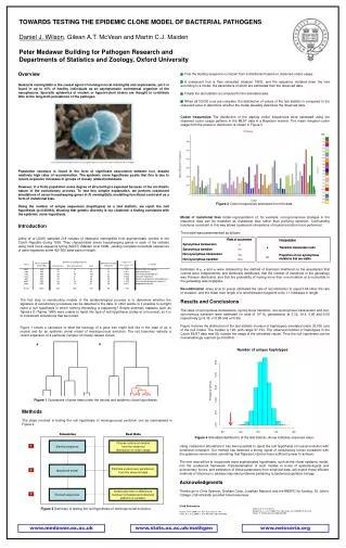 TOWARDS TESTING THE EPIDEMIC CLONE MODEL OF BACTERIAL PATHOGENS