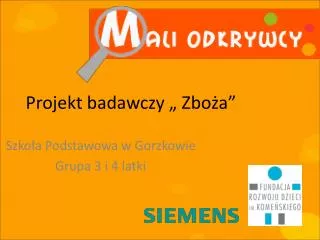 projekt badawczy zbo a
