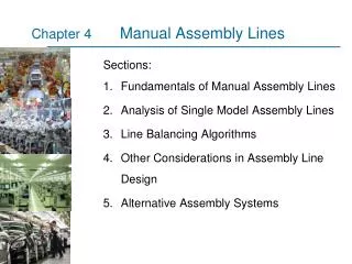 Manual Assembly Lines