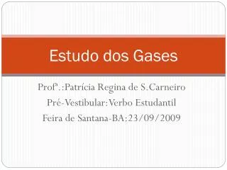 estudo dos gases