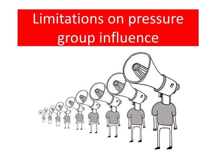 limitations on pressure group influence