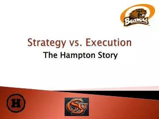 Strategy vs. Execution