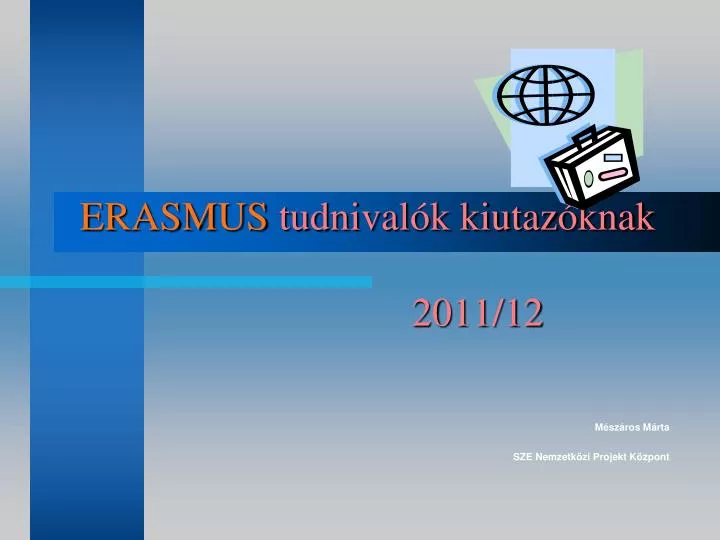 erasmus tudnival k kiutaz knak 2011 12