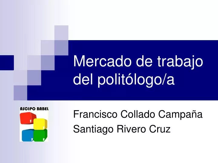 mercado de trabajo del polit logo a