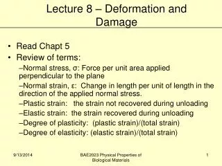 Read Chapt 5 Review of terms: