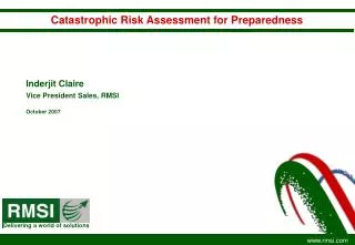 Catastrophic Risk Assessment for Preparedness