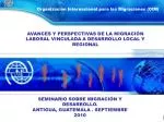 Organización Internacional para las Migraciones (OIM) - slide 1