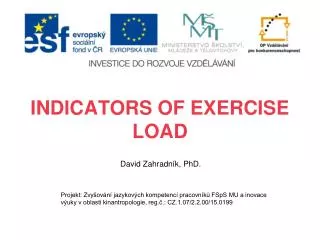 INDICATORS OF EXERCISE LOAD