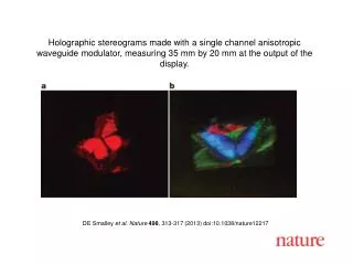 DE Smalley et al. Nature 498 , 313-317 (2013) doi:10.1038/nature12217