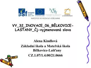 vy 32 inovace 06 b lkovice la any j vyjmenovan slova
