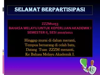 selamat berpartisipasi