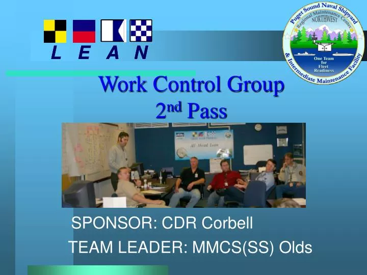 work control group 2 nd pass
