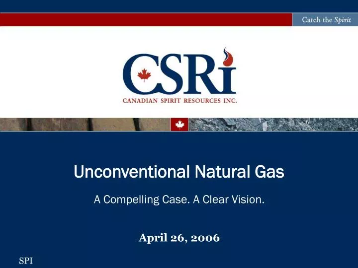 unconventional natural gas