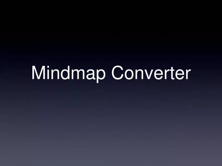 mindmap converter