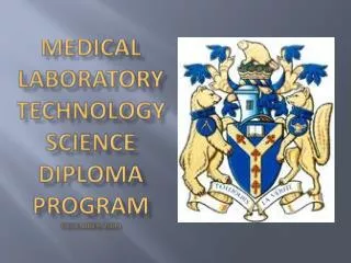 Medical Laboratory Technology Science Diploma program december 2009