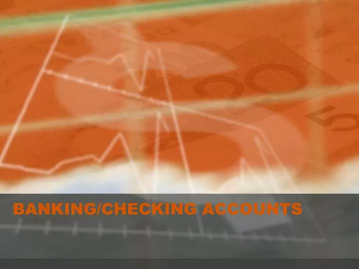 banking checking accounts