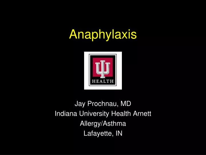 PPT - Anaphylaxis PowerPoint Presentation, Free Download - ID:4344233