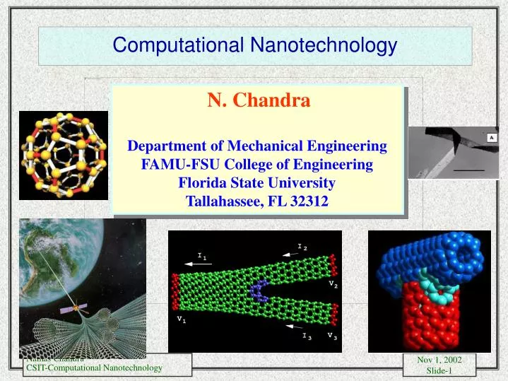 computational nanotechnology