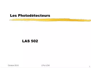 les photod tecteurs