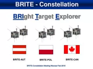 BRITE - Constellation