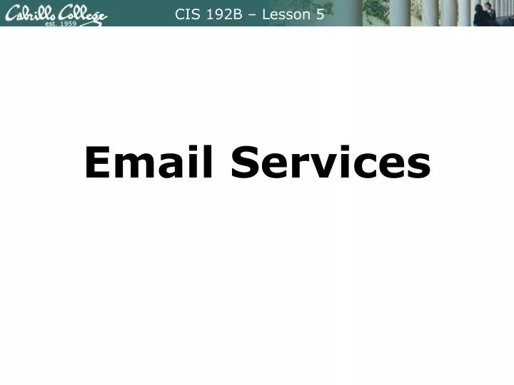 email services