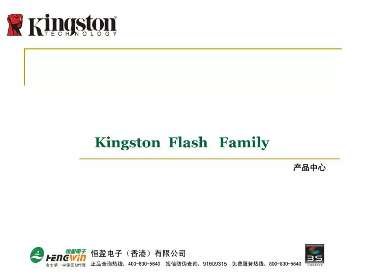 kingston flash family