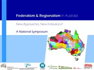 Regionalism and Economic Development: Achieving an Efficient Framework Prof Andrew Beer