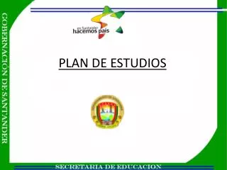 plan de estudios