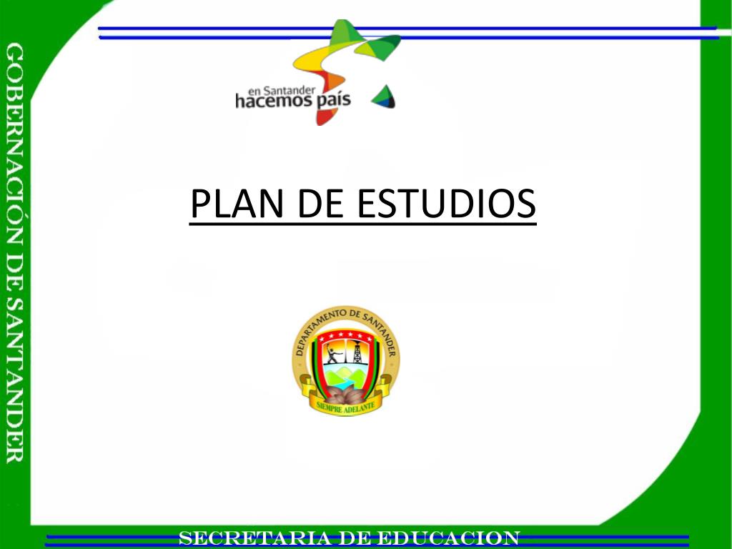 PPT - PLAN DE ESTUDIOS PowerPoint Presentation, free download - ID:4344682