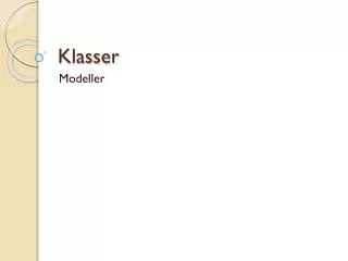 klasser