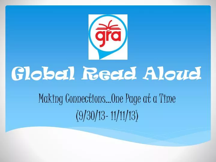 global read aloud